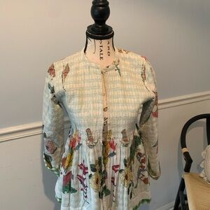 Sundance Cream Floral Blazer